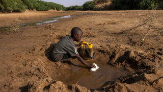 Extrémní sucho v oblasti Afrického rohu